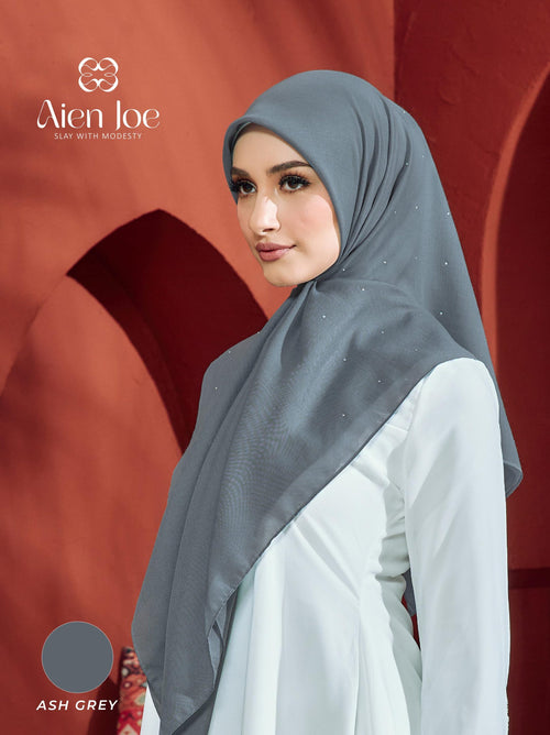 Bawal Diamond Cotton Voile Ash Grey