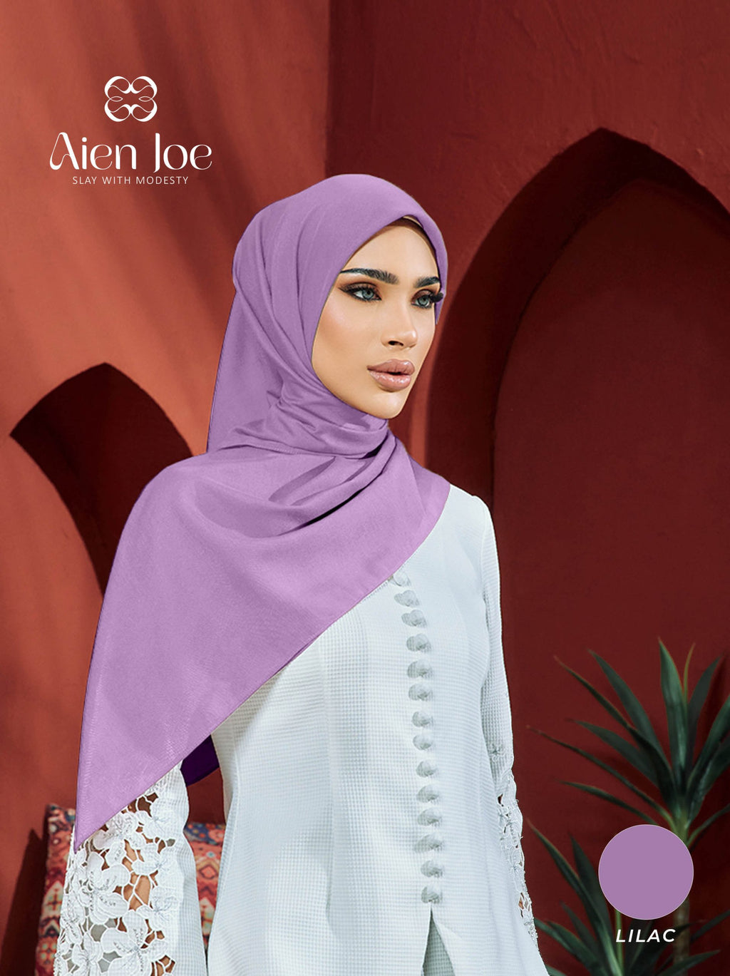 Bawal Premium Plain Cotton Voile Lilac