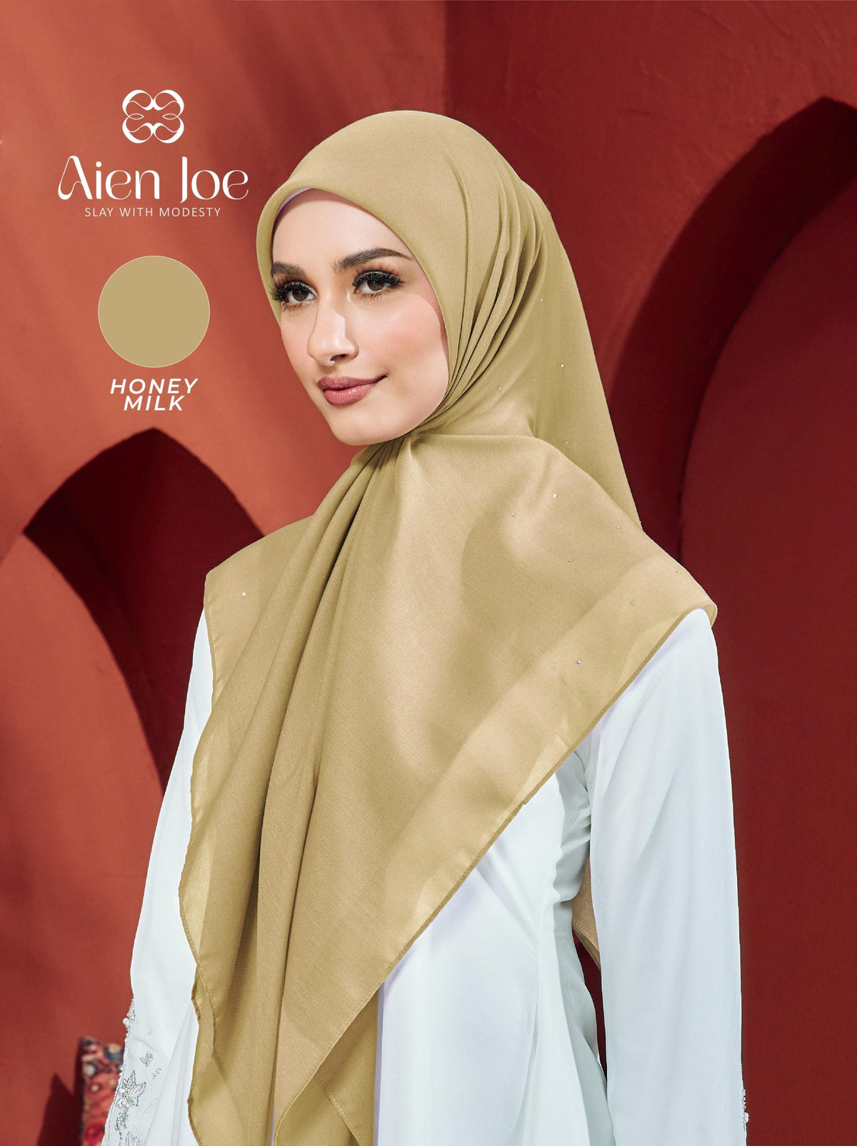 Bawal Diamond Cotton Voile Honey Milk