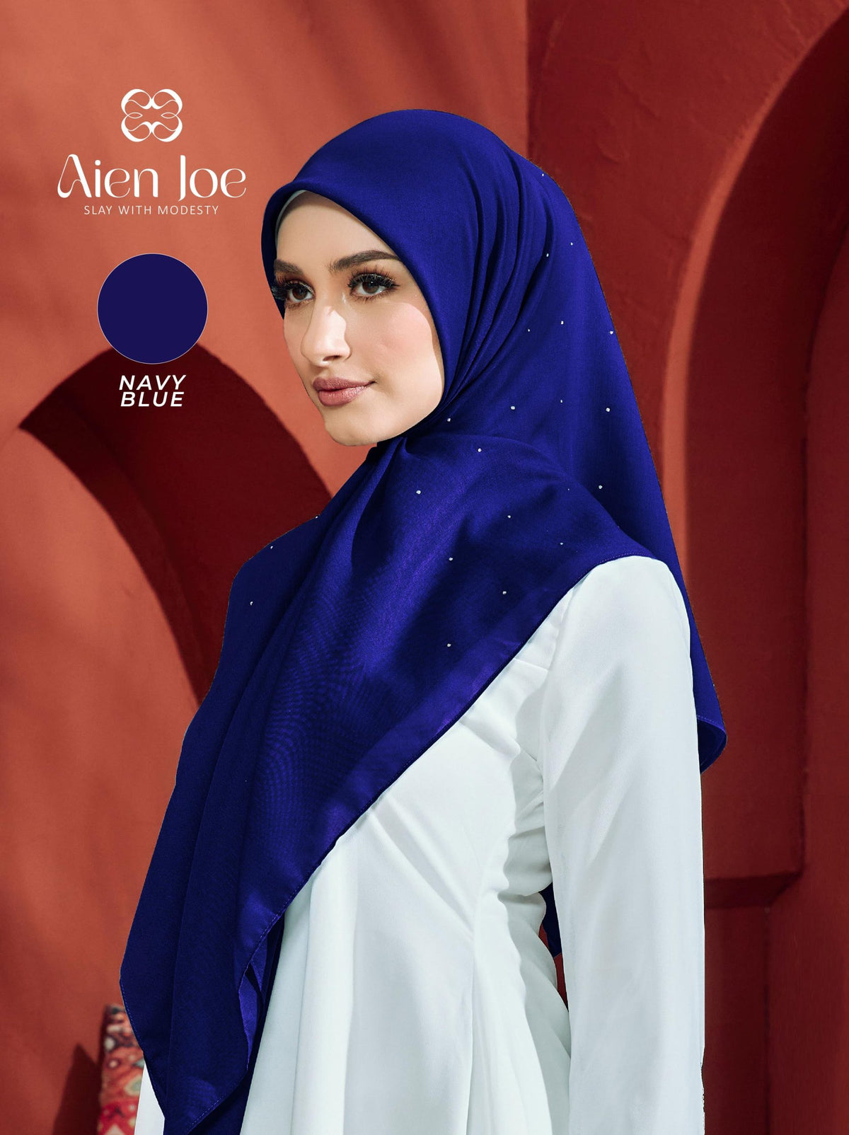Bawal Diamond Cotton Voile Navy Blue
