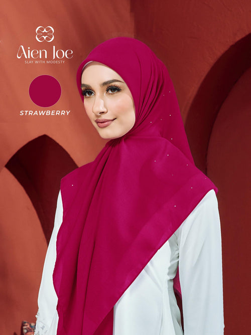 Bawal Diamond Cotton Voile Strawberry