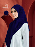 Bawal Diamond Cotton Voile Blue Black