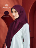 Bawal Diamond Cotton Voile Burgundy