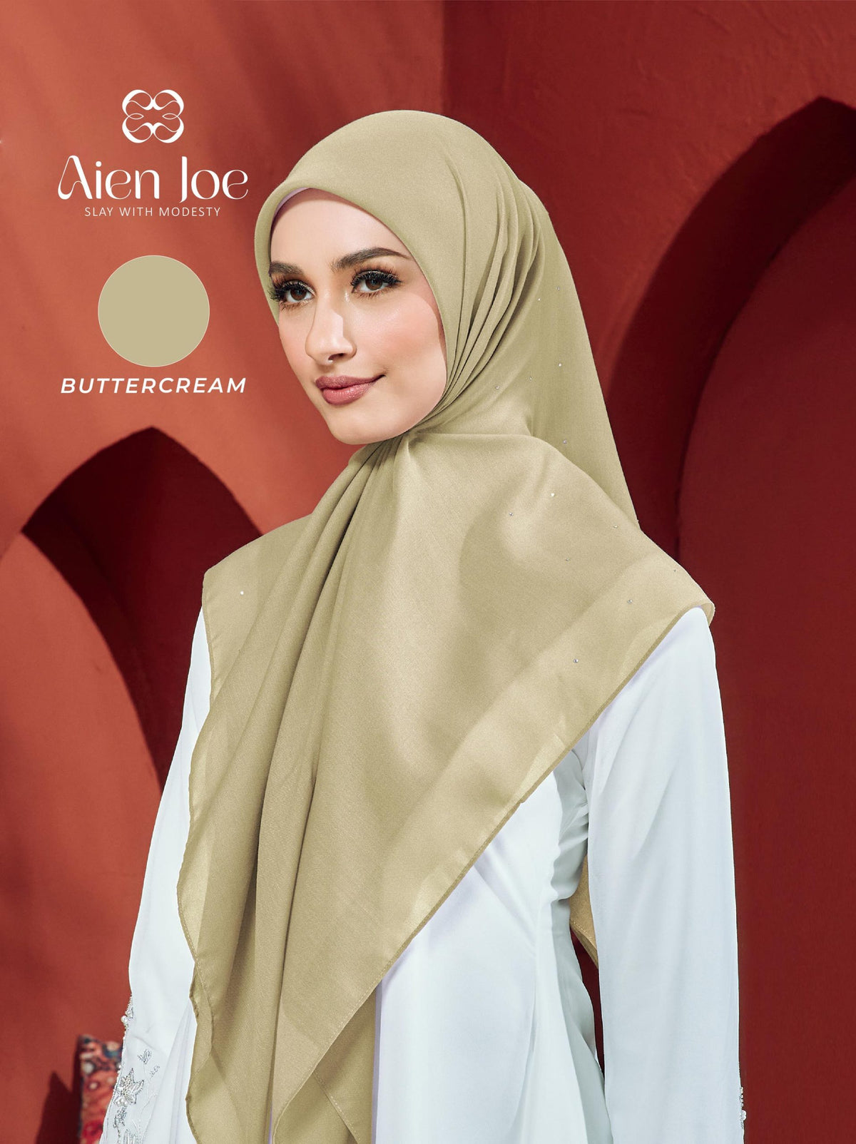 Bawal Diamond Cotton Voile Butter Cream