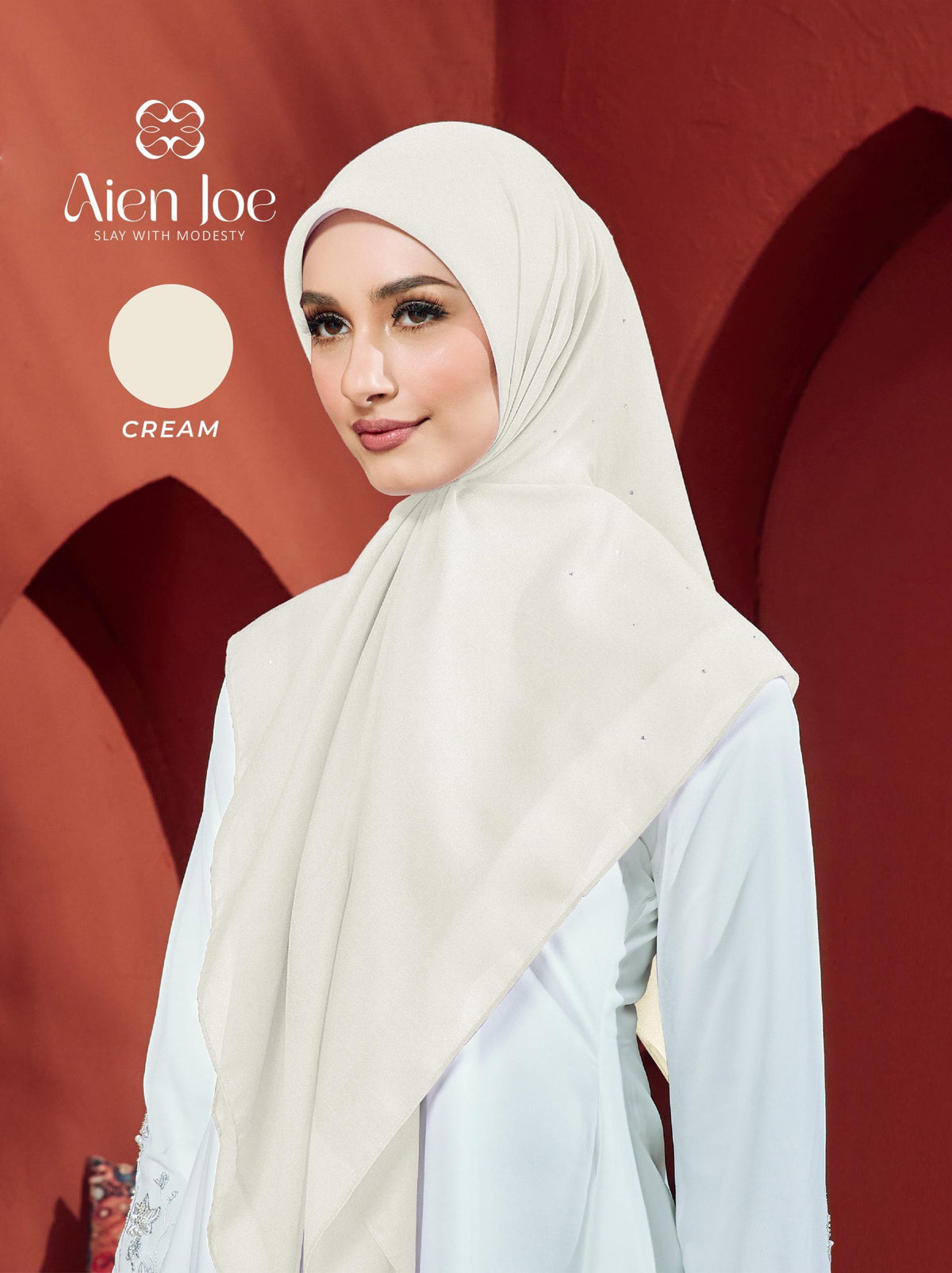 Bawal Diamond Cotton Voile Cream