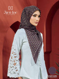 Bawal Printed Signature Burgundy