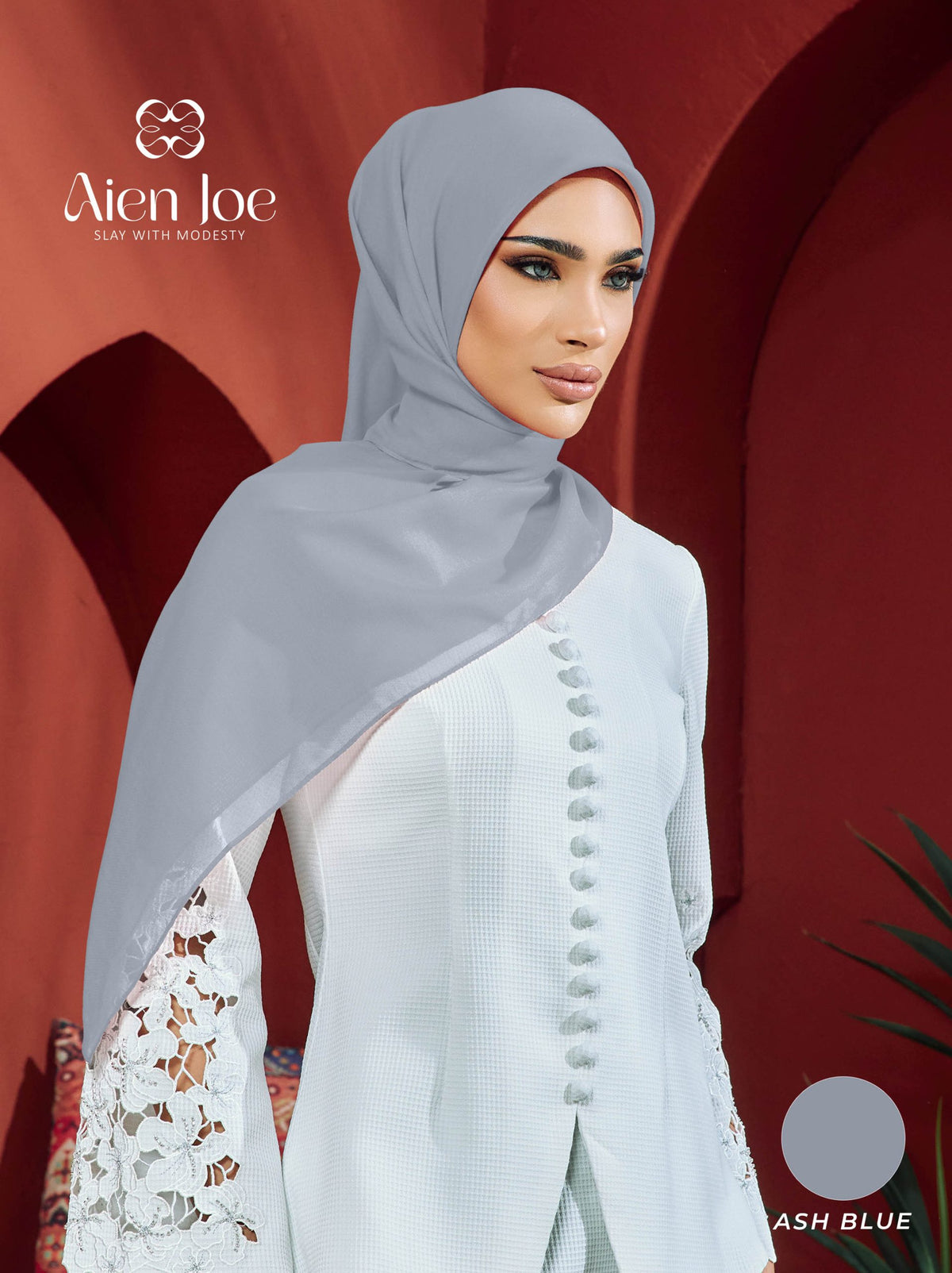 Bawal Jepun Premium Ash Blue
