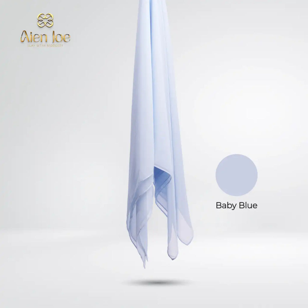 Bawal Jepun Premium Baby Blue