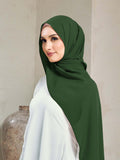 Shawl Emerald Diamond Chiffon Premium Curve