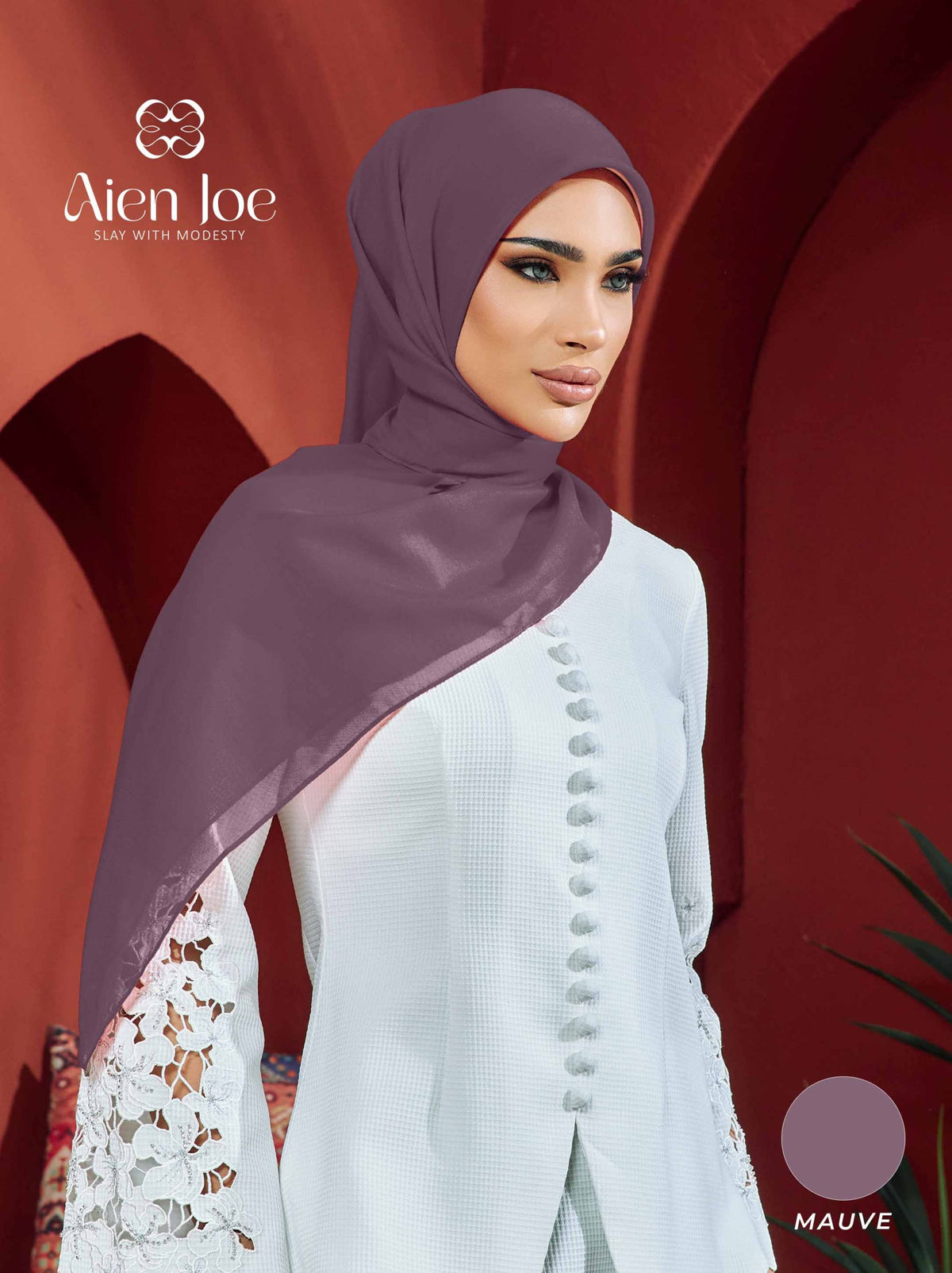Bawal Jepun Premium Mauve