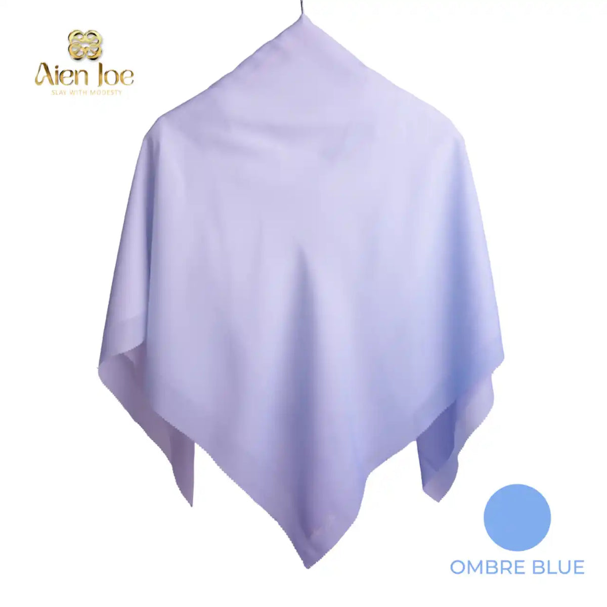Ombre Blue Bawal Printed Premium Cotton Voile