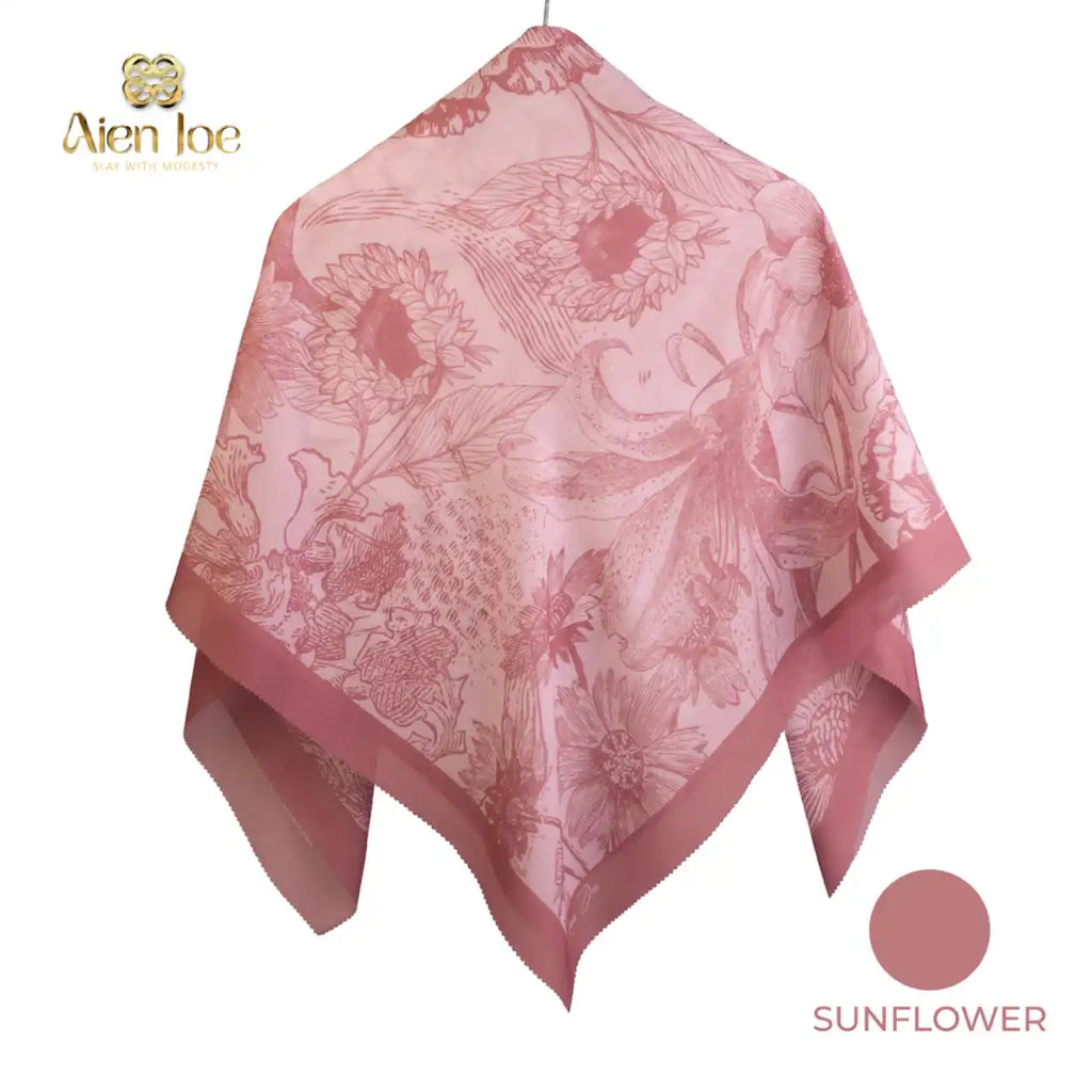Sunflower Bawal Printed Premium Cotton Voile