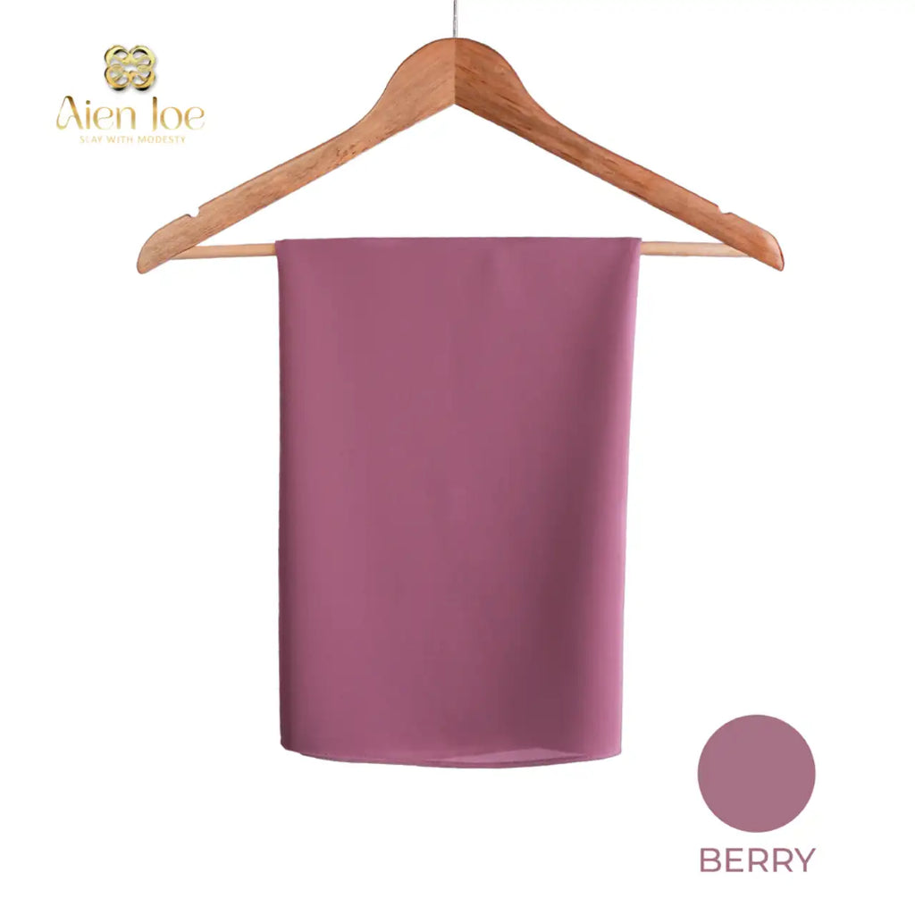 Shawl Berry Diamond Chiffon Premium Curve
