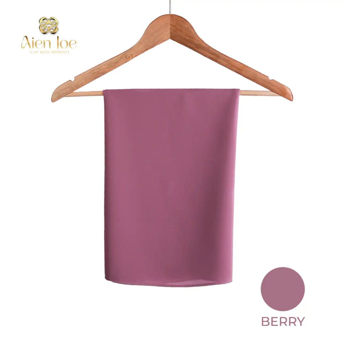 Shawl Berry Diamond Chiffon Premium Curve