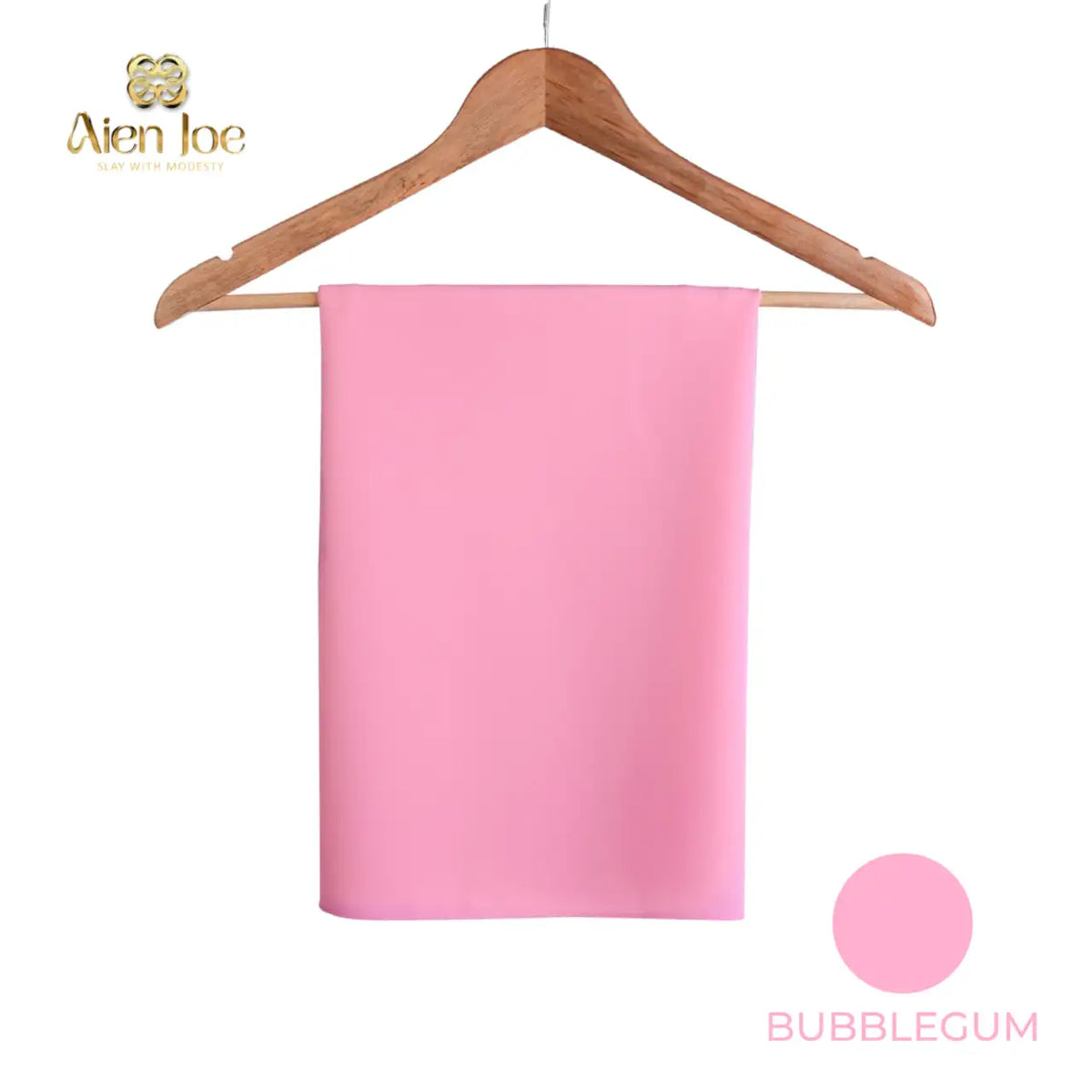 Shawl Bubblegum Diamond Chiffon Premium Curve