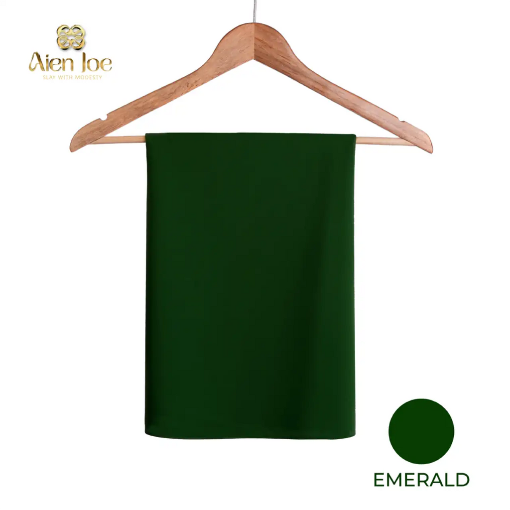 Shawl Emerald Diamond Chiffon Premium Curve