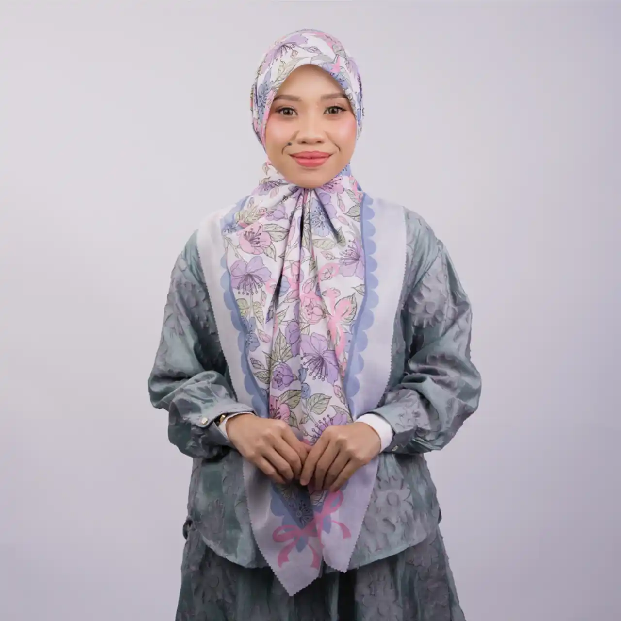 Pink Ribbon Bawal Printed Premium Cotton Voile