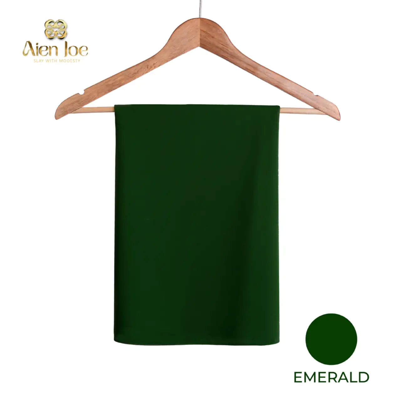 shawl plain colour_EMERALD