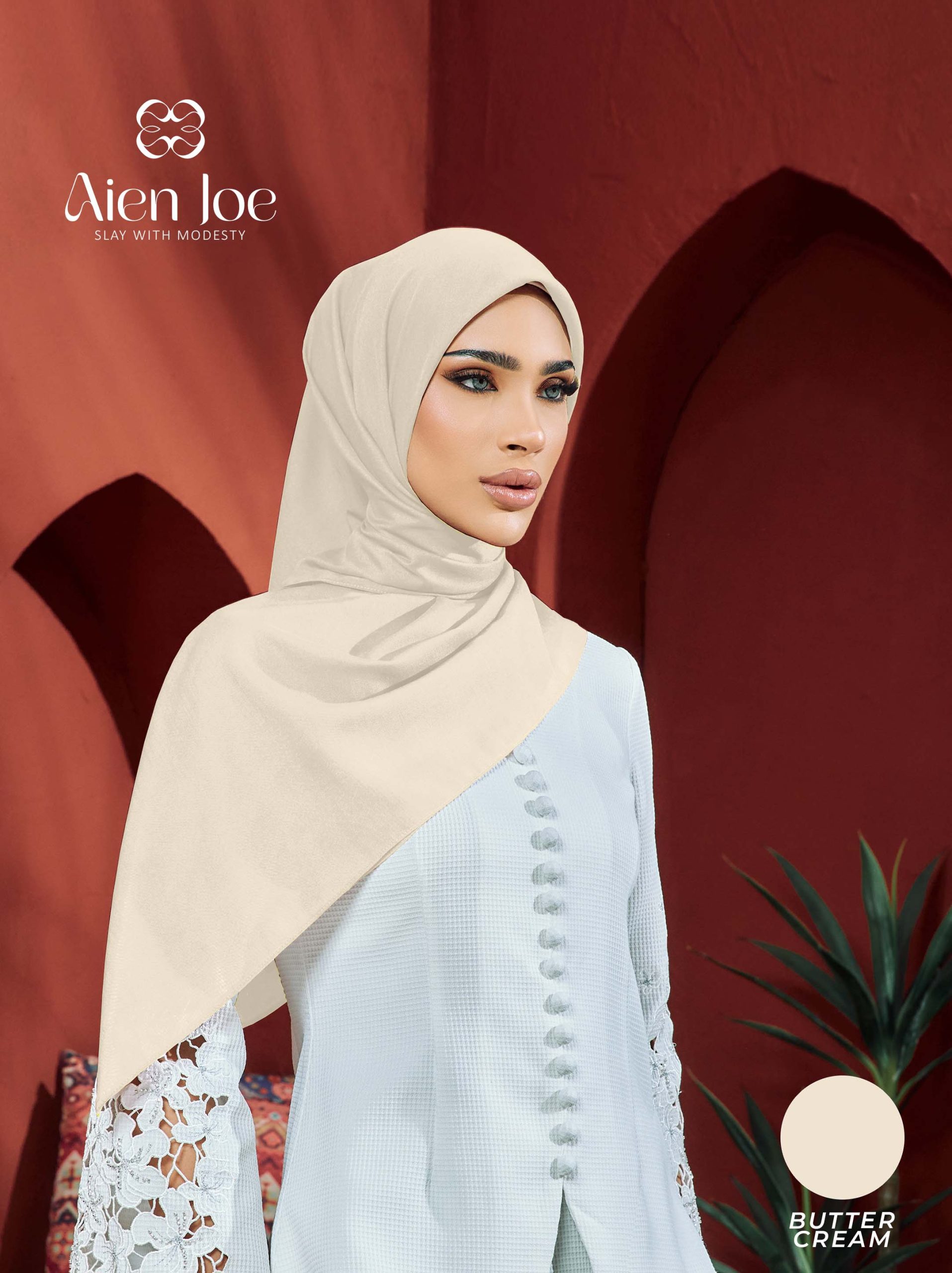 Bawal Premium Plain Cotton Voile Butter Cream