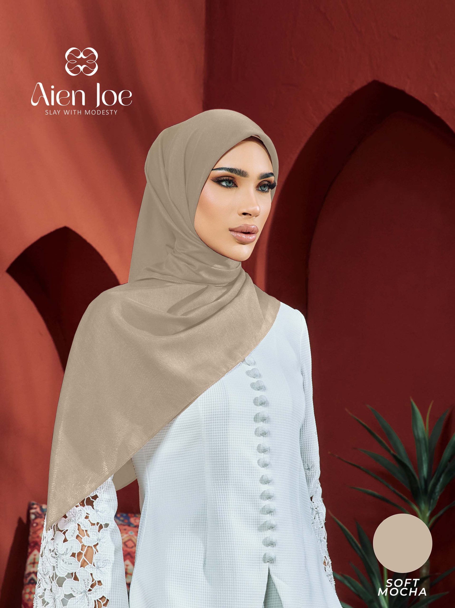 Bawal Premium Plain Cotton Voile Soft Mocha