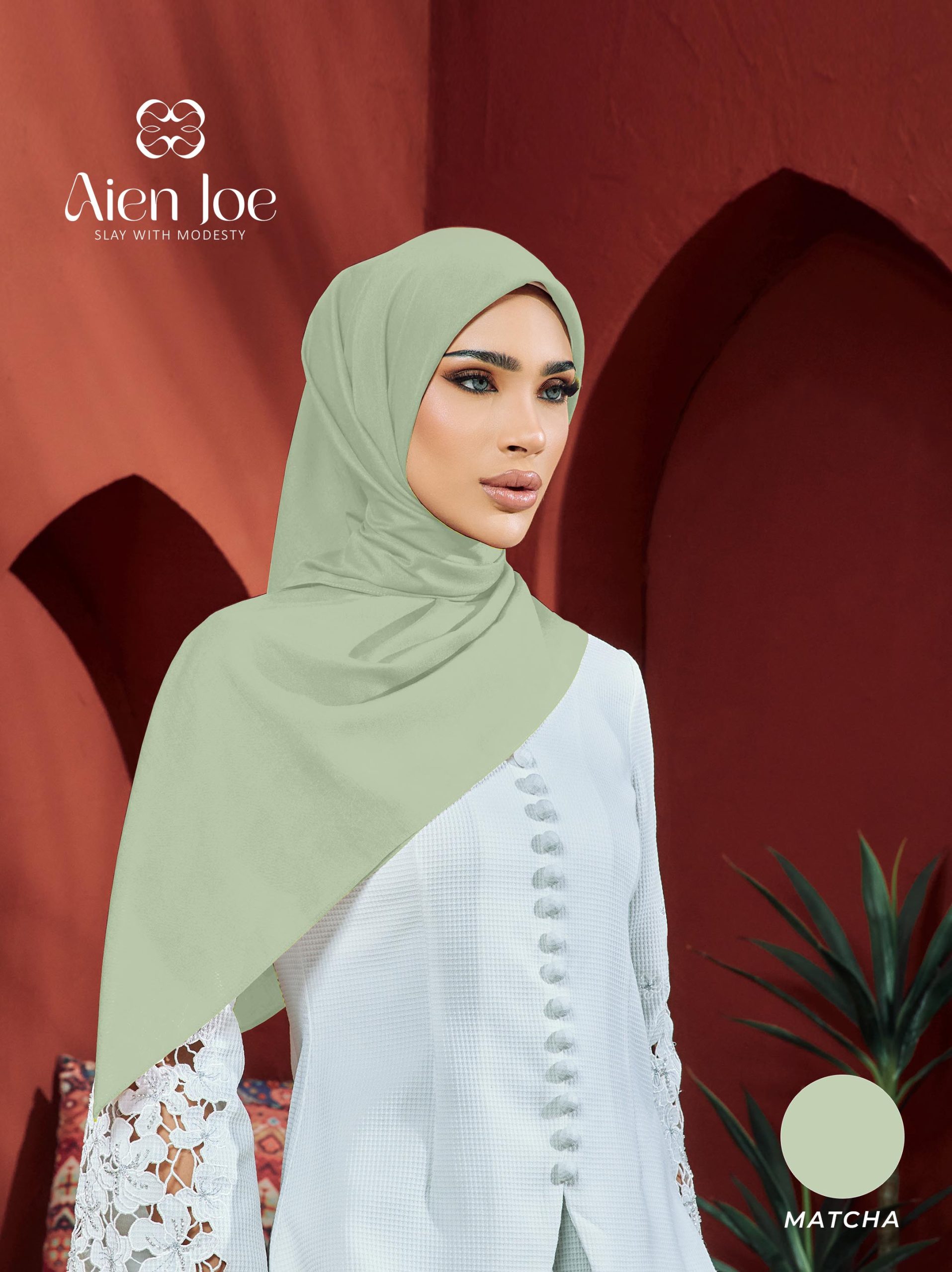 Bawal Premium Plain Cotton Voile Butter Cream Matcha